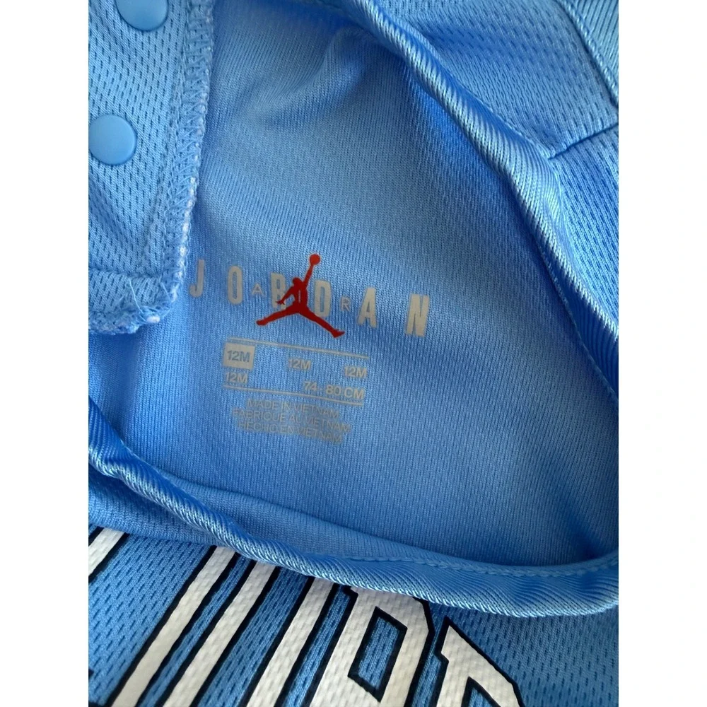 Jordan Baby Boys University Blue Air Jordan 23 Mesh Basketball Romper 12M
